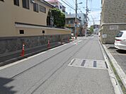 見通しの良い前面道路♪