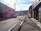 見通しの良い前面道路。