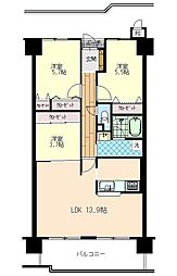 間取図画像 3LDK