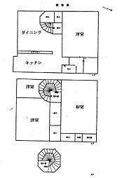 バス 室浜口下車 徒歩9分 4DKの間取り