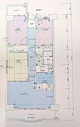 サンシティ霞町 2SLDKの間取図画像