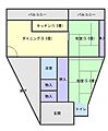 向井マンション4階4.0万円