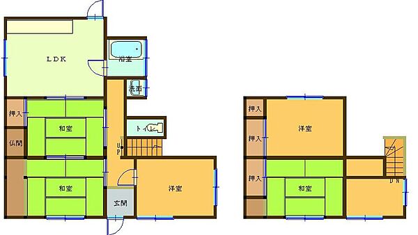 間取りを拡大表示