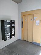 ポスト完備。エレベーターで上階でも問題なし