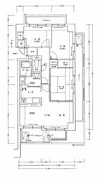 アーバンタワー己斐 3LDKの間取図画像