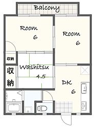 エステートやまもとB 2階/205