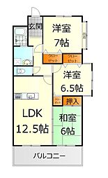間取図画像 3LDK