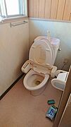 ウォシュレット付き！お掃除しやすい洋式トイレです。