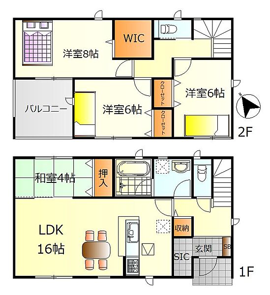 間取りを拡大表示