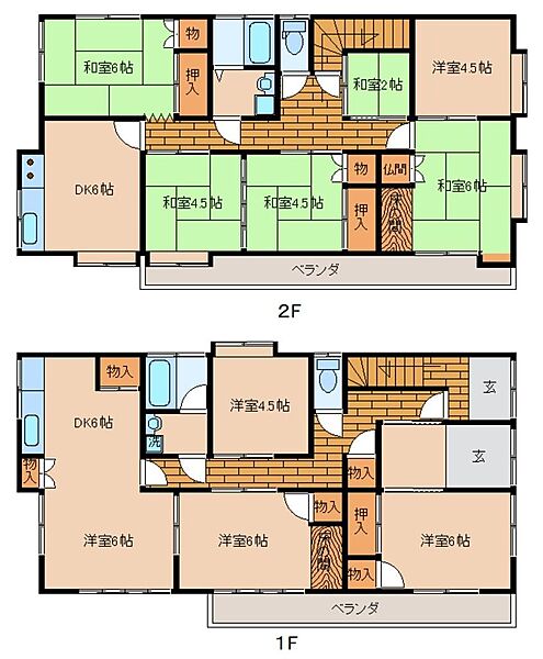 間取りを拡大表示