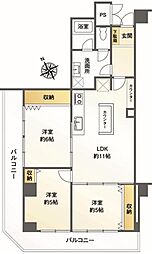 間取図画像 3LDK