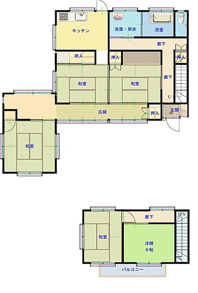 間取りを拡大表示