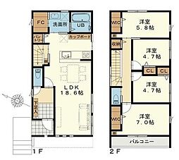 亀山南4丁目 新築戸建