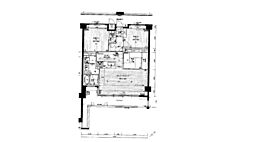 クラース府中本町 3LDKの間取図画像