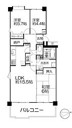 センチュリーパーク千田町 3SLDKの間取図画像