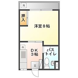 間取図画像 1K