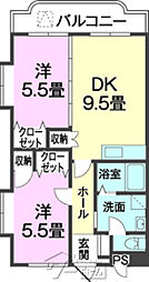 間取図画像 2DK