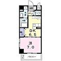 ミニヨンアビタシオン久米4階7.5万円