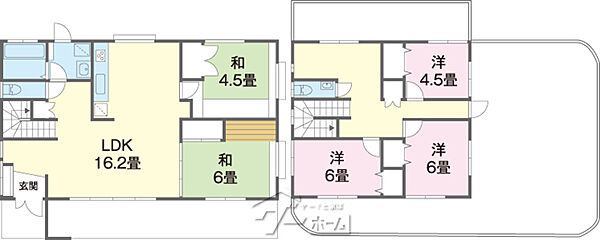 間取りを拡大表示