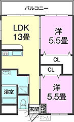 物件の間取り