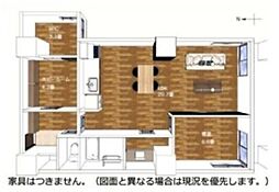ライオンズマンション泊 1LDKの間取図画像