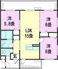 物件の間取り