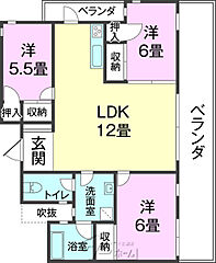 物件の間取り