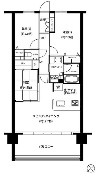 間取りを拡大表示