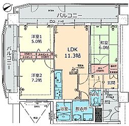 間取図画像 3LDK