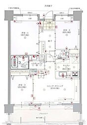 レーヴ宜野湾エコール 3LDKの間取図画像