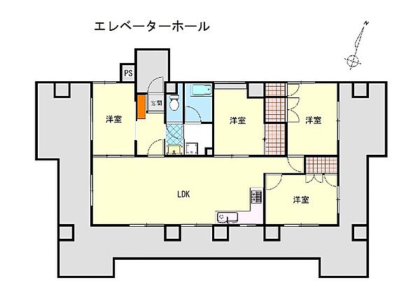 間取りを拡大表示