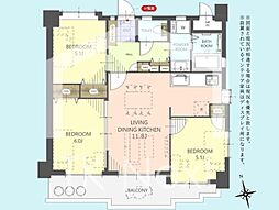 間取図画像 3LDK