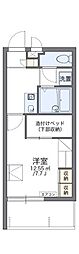 レオパレスゴヤ 1Kの間取図画像
