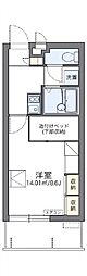 レオパレスウィンドヒル 1Kの間取図画像