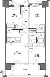 ブランシエラ那覇曙プレミスト 3LDKの間取図画像