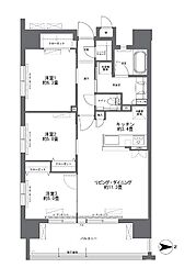ブランシエラ那覇曙プレミスト 3LDKの間取図画像