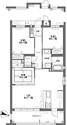 ザ・プレースライカムプラチナムテラス 3LDKの間取図画像