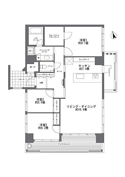 間取りを拡大表示