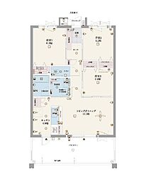 間取図画像 3LDK