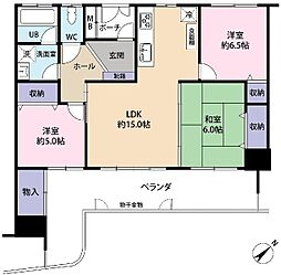 フリーベル天久新都心 3LDKの間取図画像