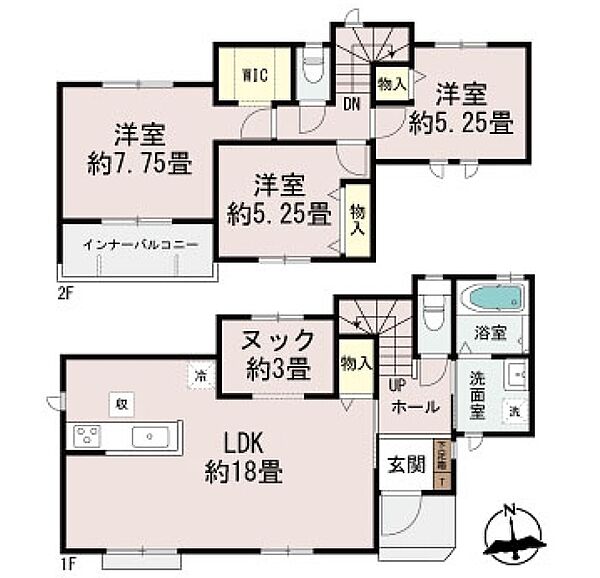 間取りを拡大表示