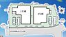 1号棟と2号棟の配置が分かります。