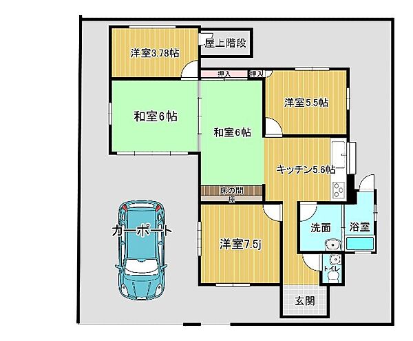 間取りを拡大表示