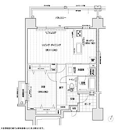 ララプレイスリゾート北谷 1LDKの間取図画像