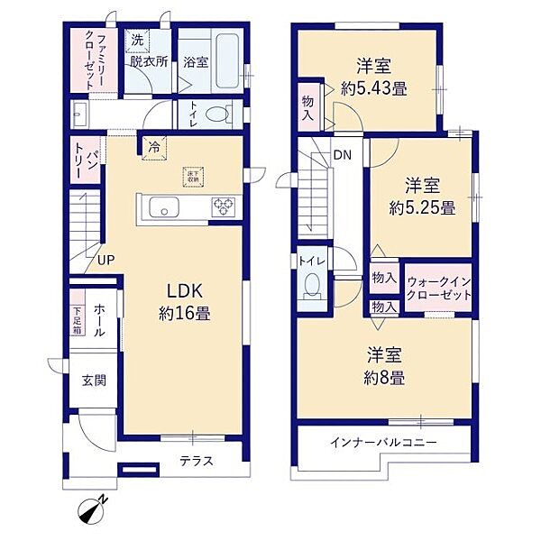 間取りを拡大表示