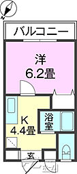 フェニックス松尾 1Kの間取図画像
