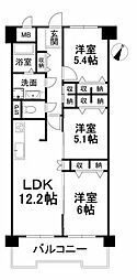 間取図画像 3LDK