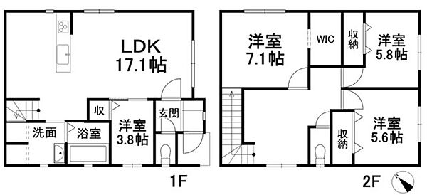 間取りを拡大表示