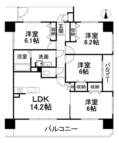 間取りを拡大表示