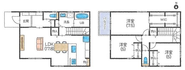 間取りを拡大表示
